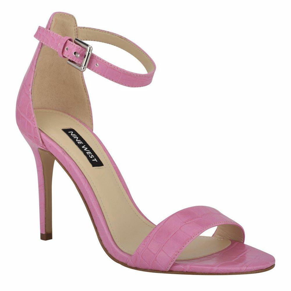 Nine West Pruce Block Heel Sandal (Black Sleek Patent PU) High Heels -  Yahoo Shopping